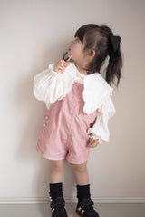 Cotton berry short overalls