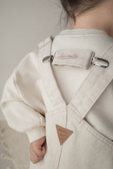 Cotton berry short overalls