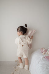 Cotton berry short overalls