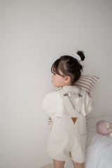 Cotton berry short overalls