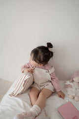 Cotton berry short overalls