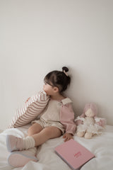 Cotton berry short overalls