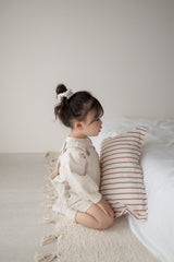 Cotton berry short overalls