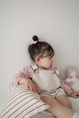 Cotton berry short overalls