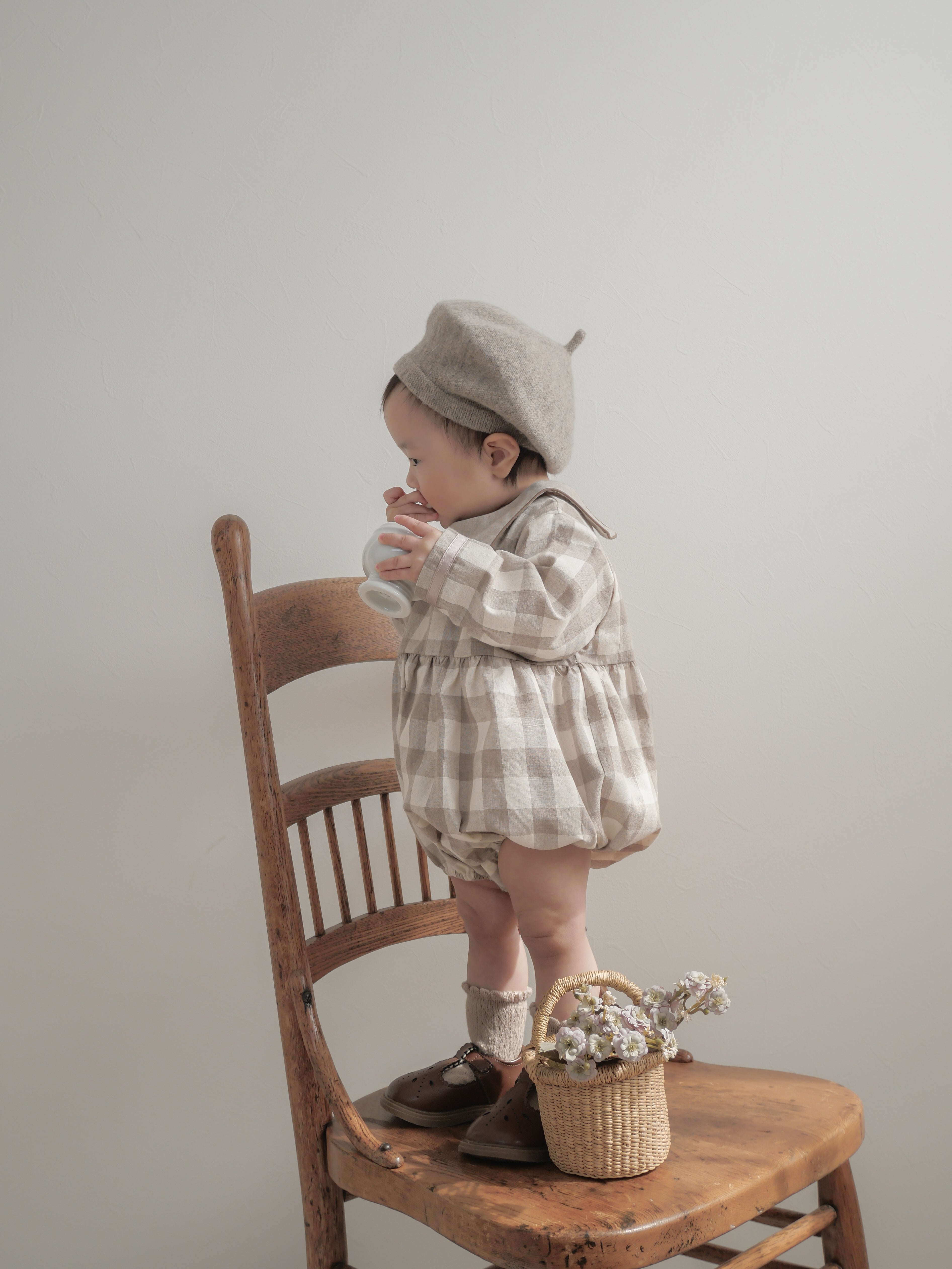 Bonbon check rompers