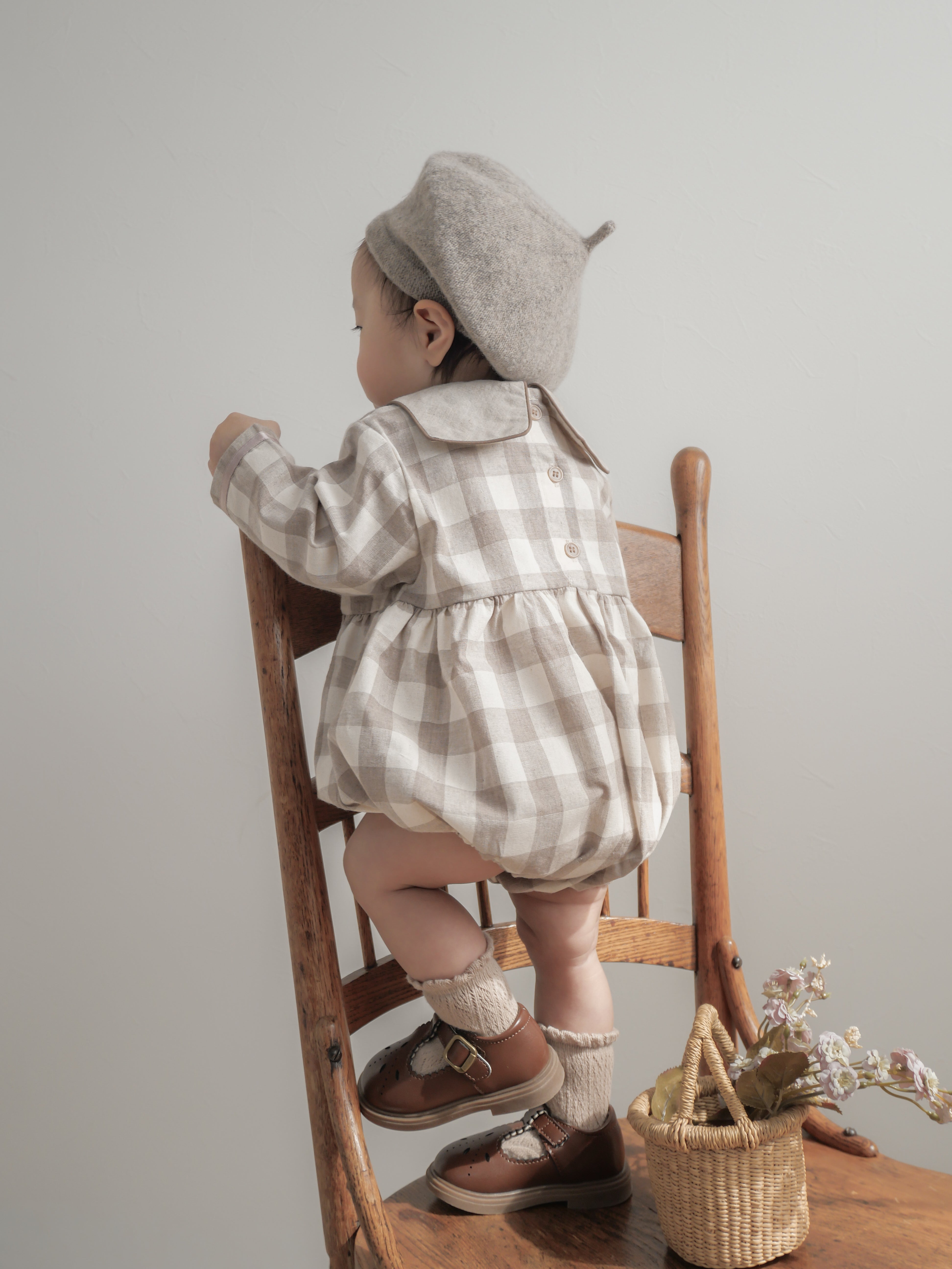 Bonbon check rompers