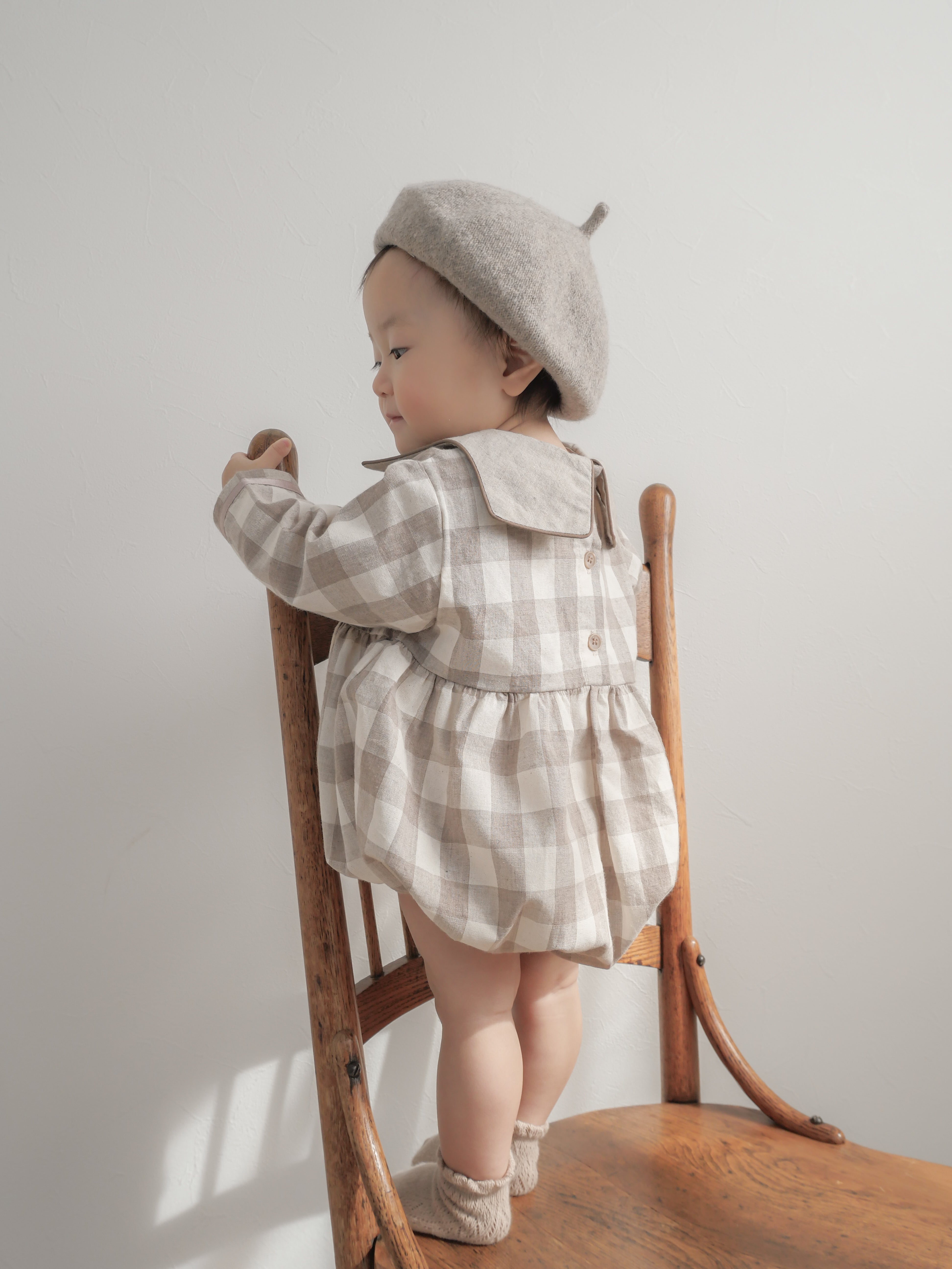 Bonbon check rompers