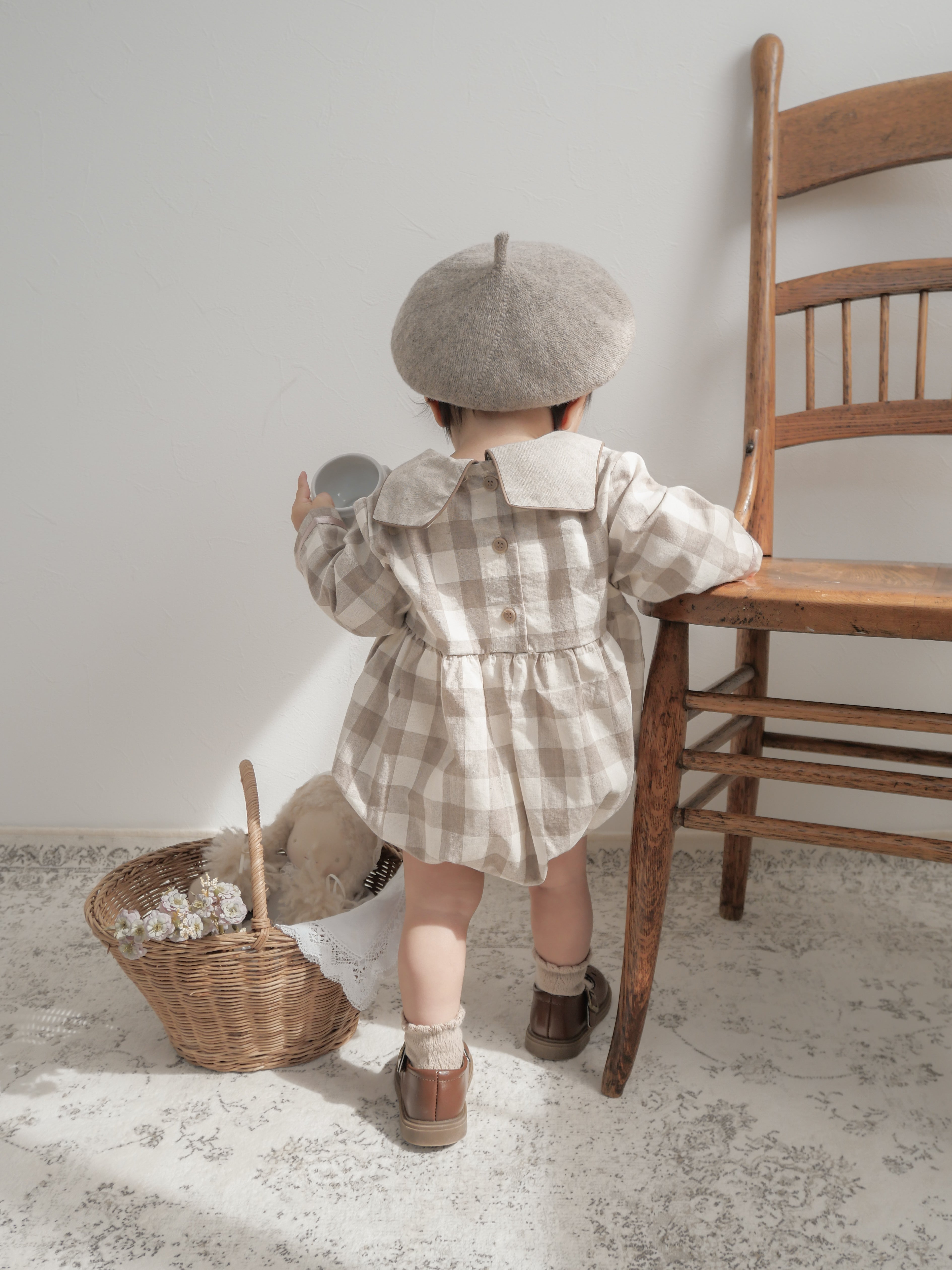 Bonbon check rompers