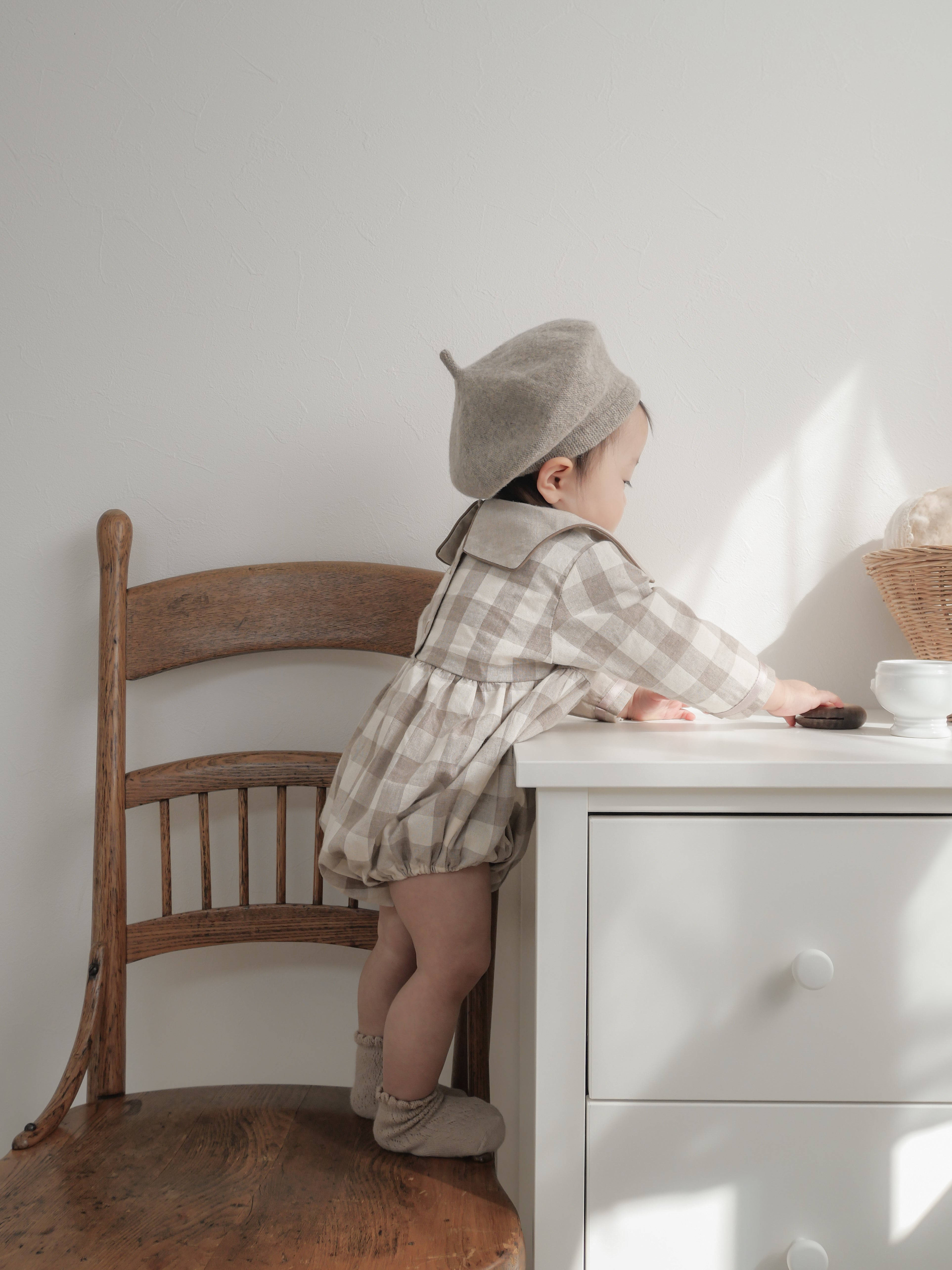 Bonbon check rompers