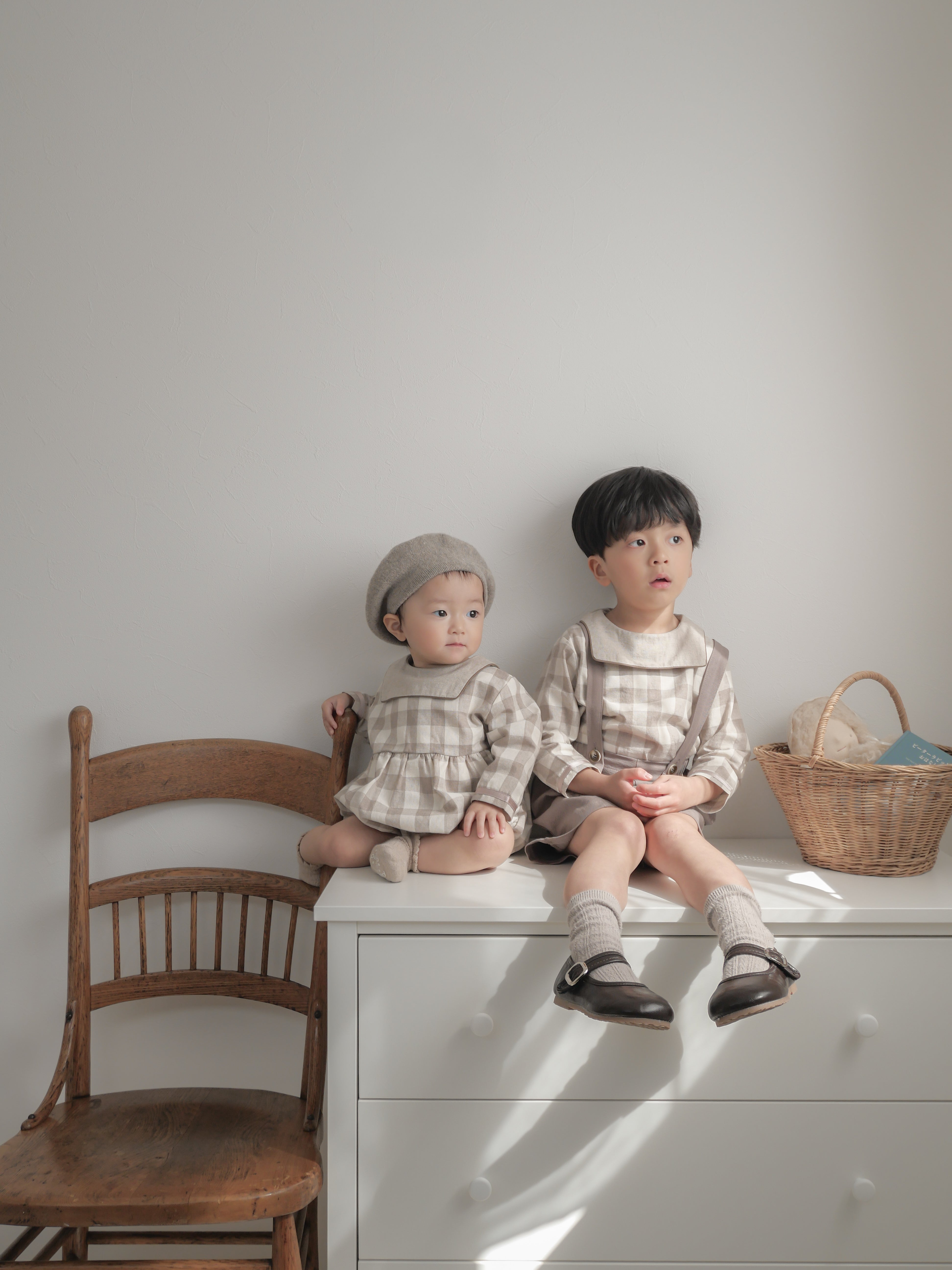 Bonbon check rompers