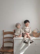 Bonbon check rompers