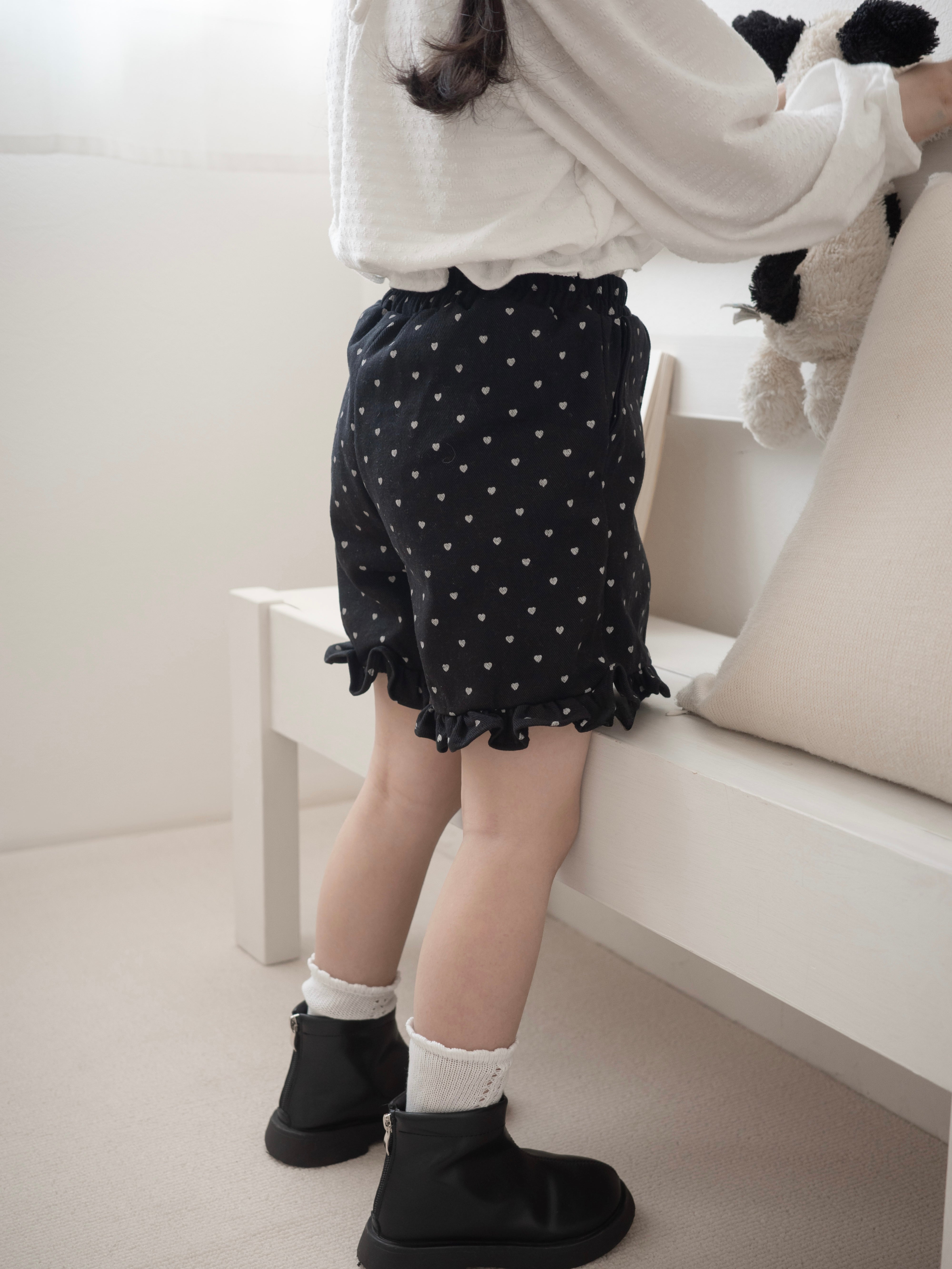 Frill short pants