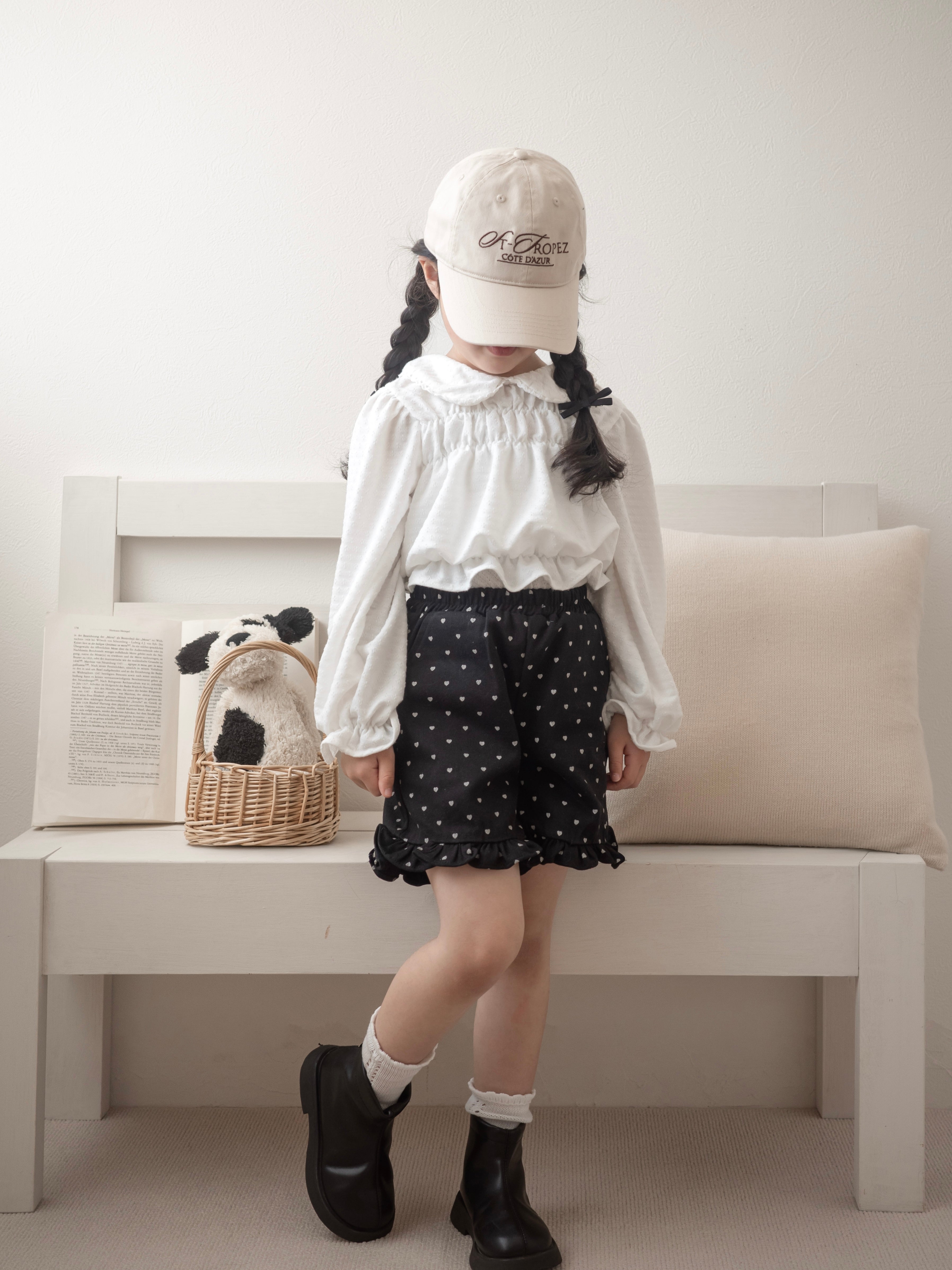Frill short pants
