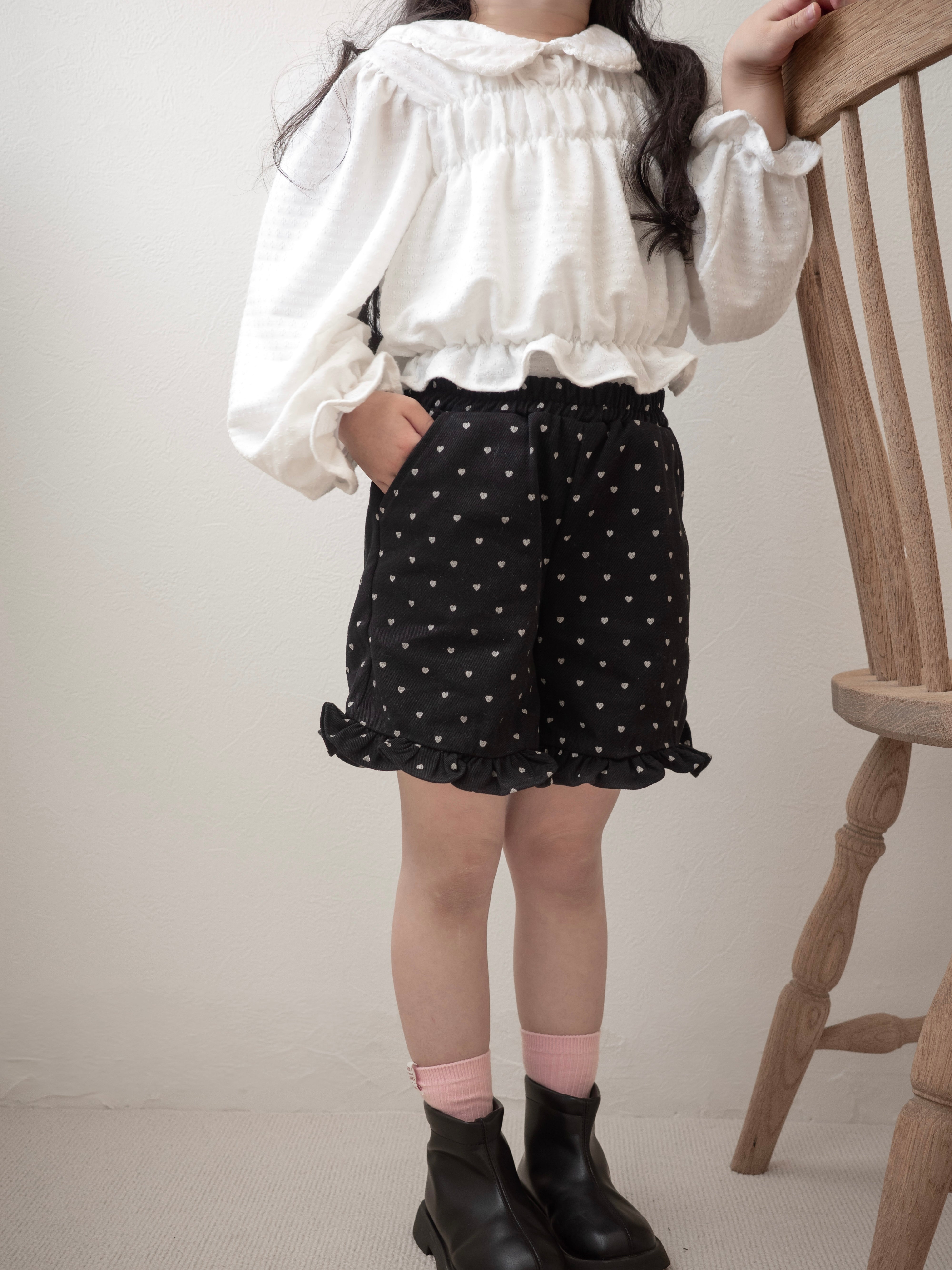 Frill short pants