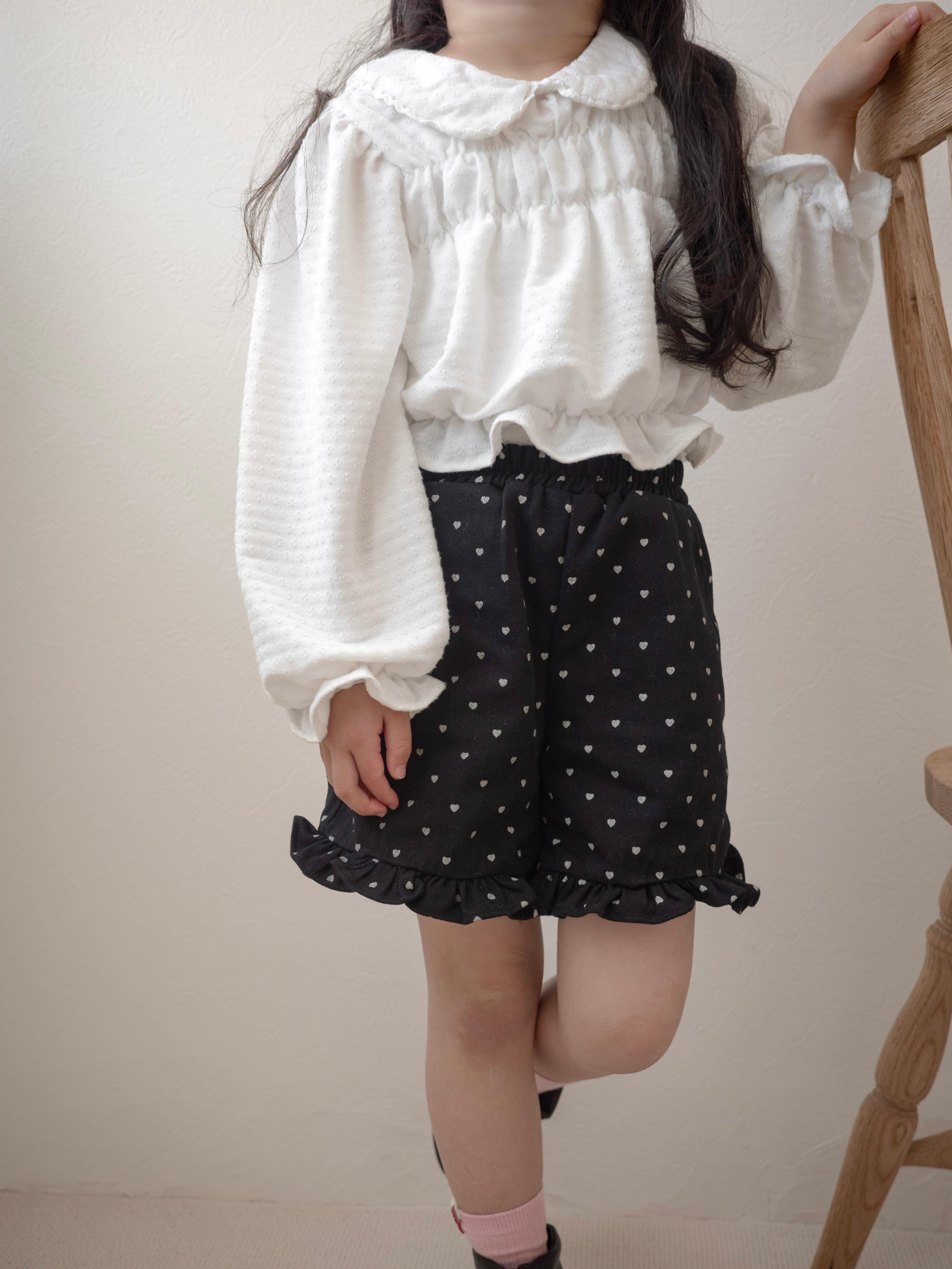 Frill short pants