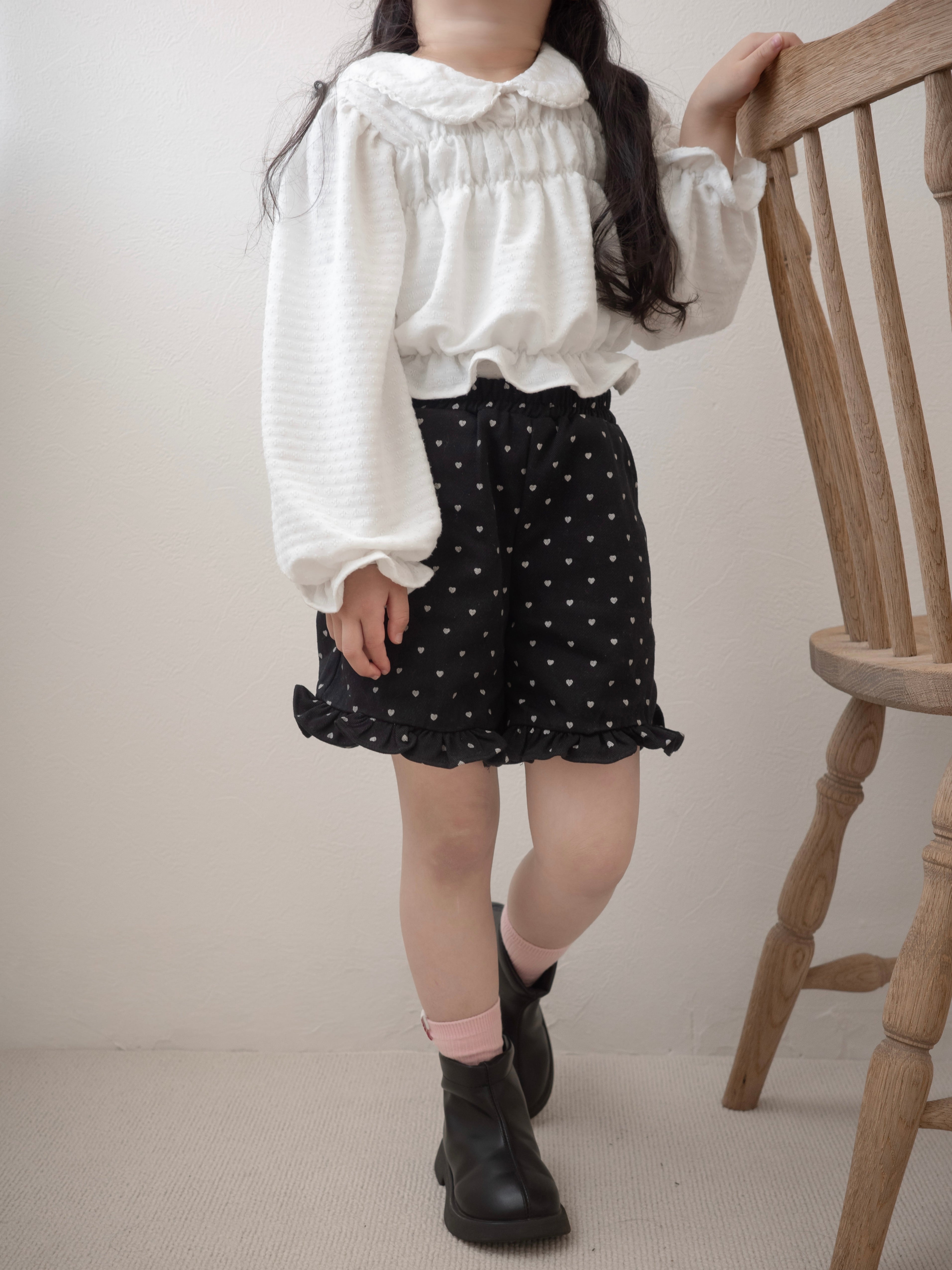 Frill short pants