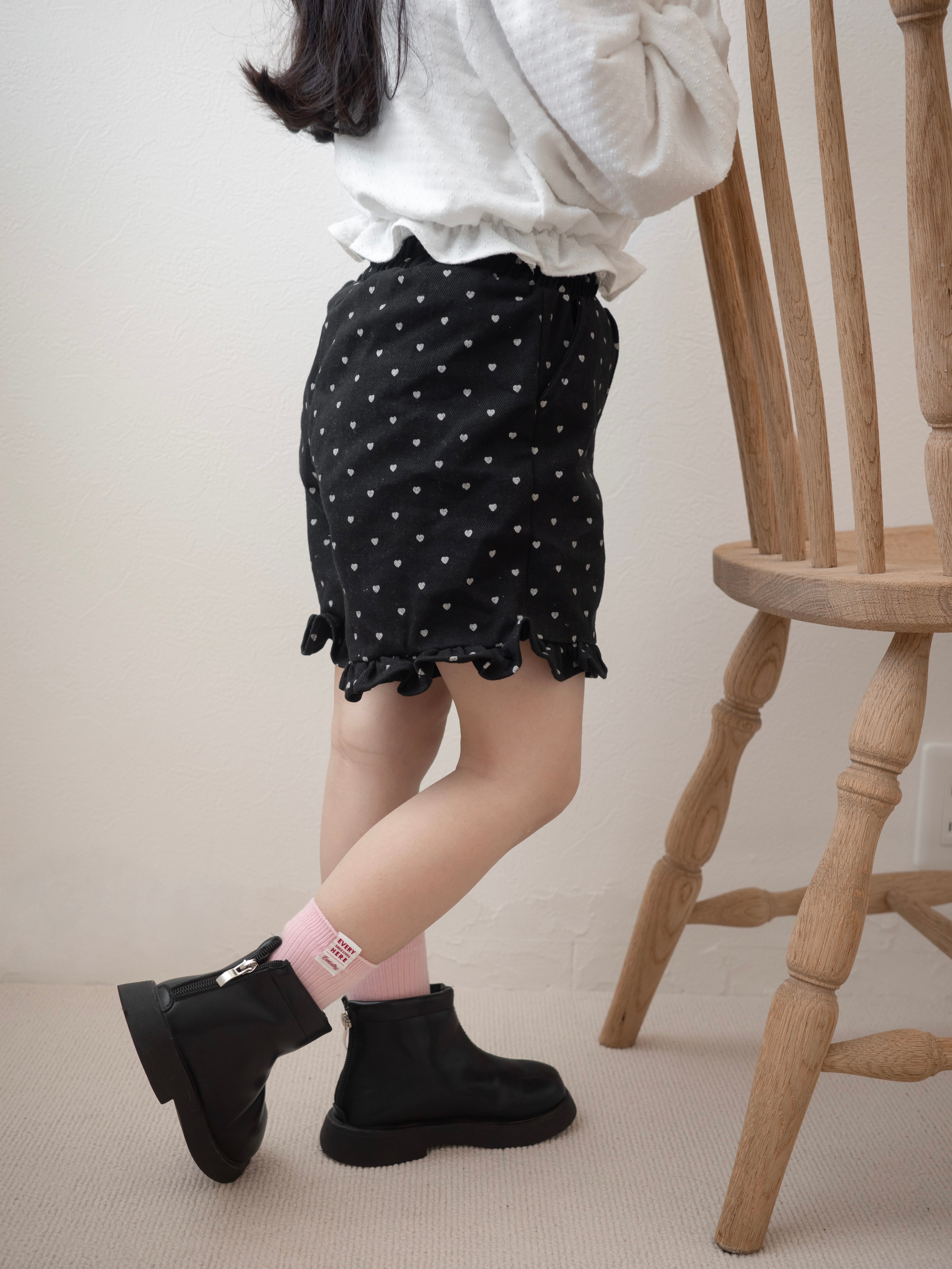 Frill short pants