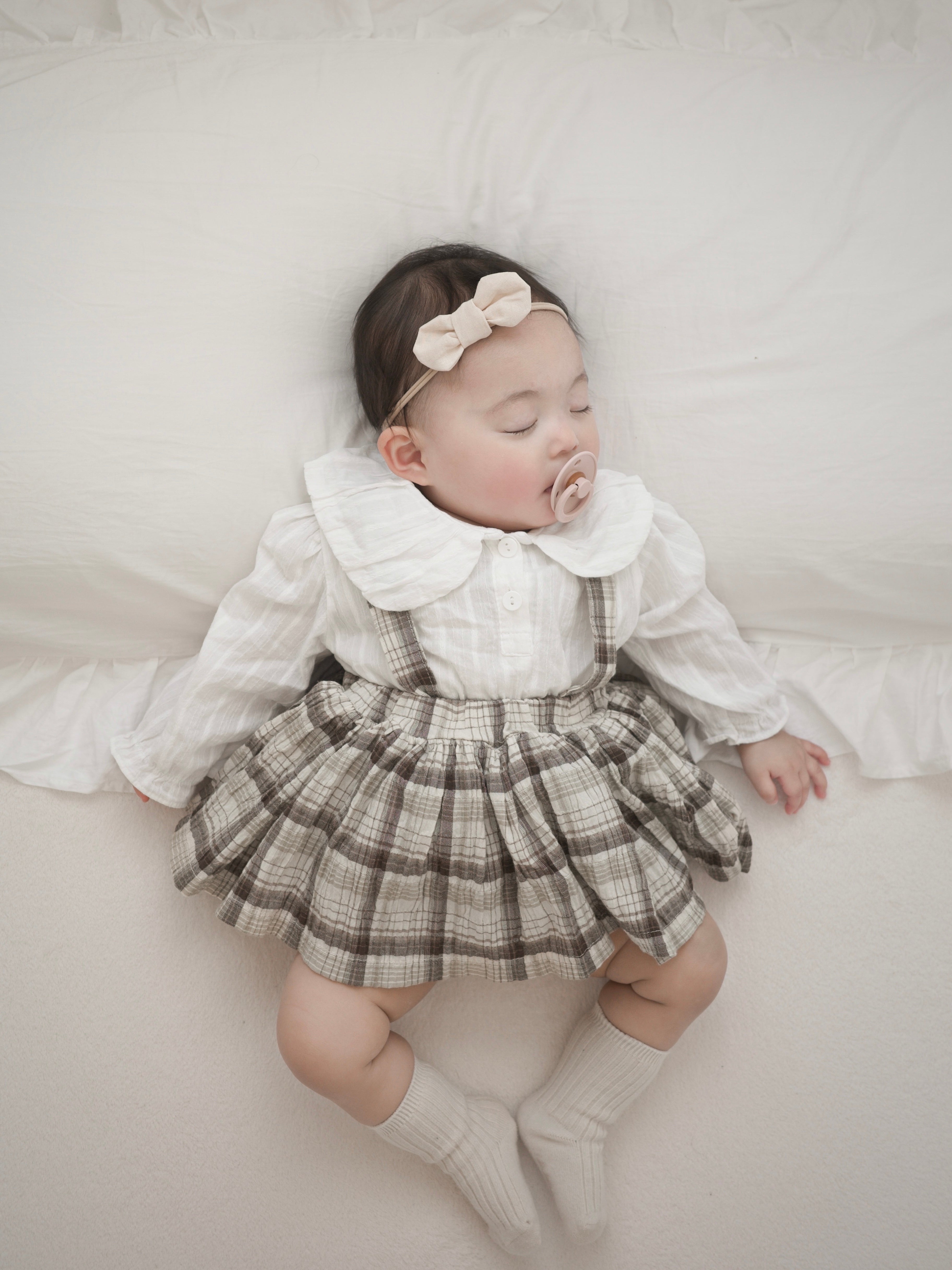 Miserable check bloomer skirt