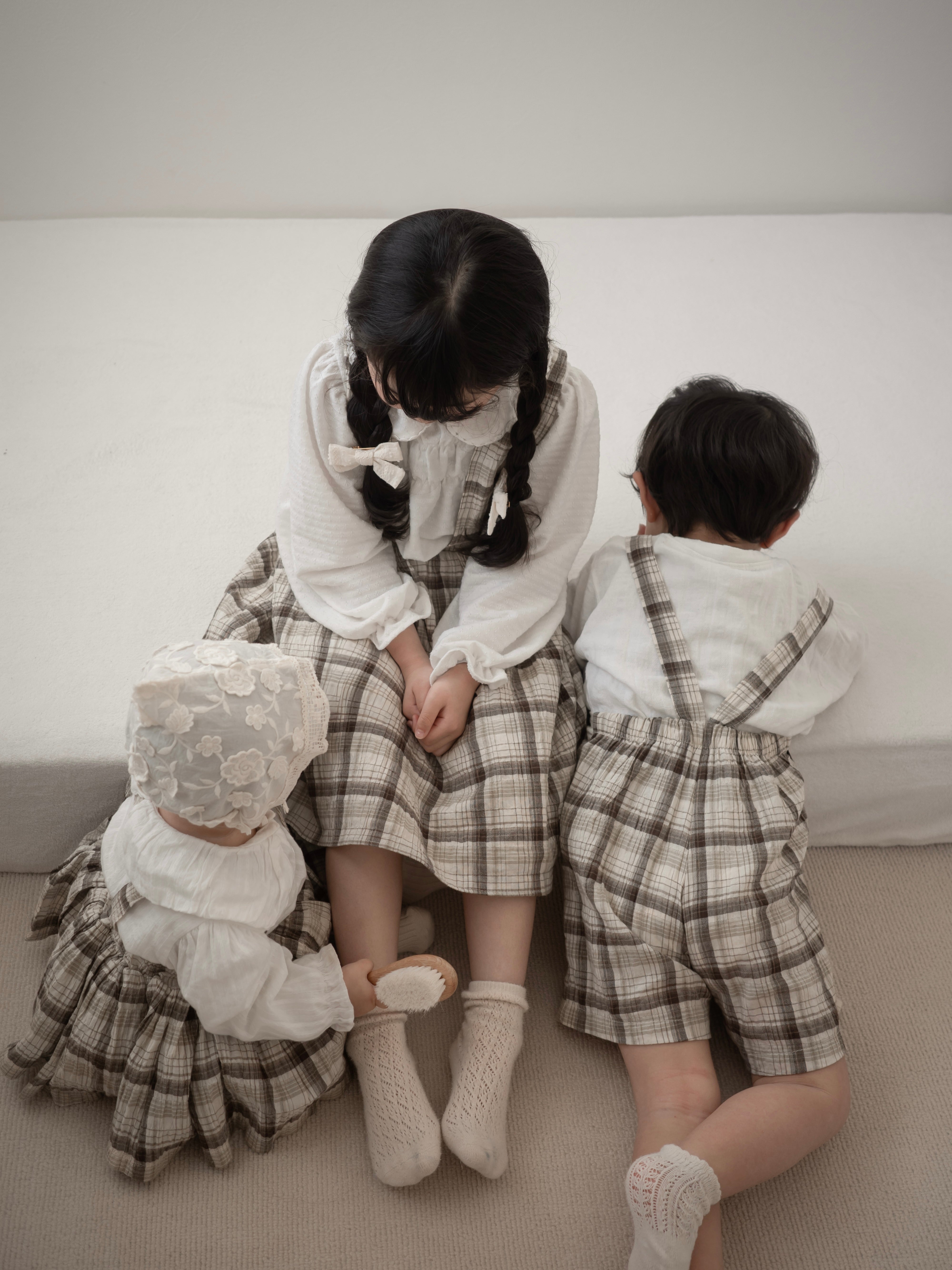 Miserable check bloomer skirt