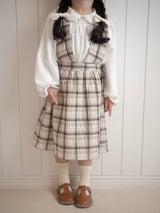 Miserable check one-piece