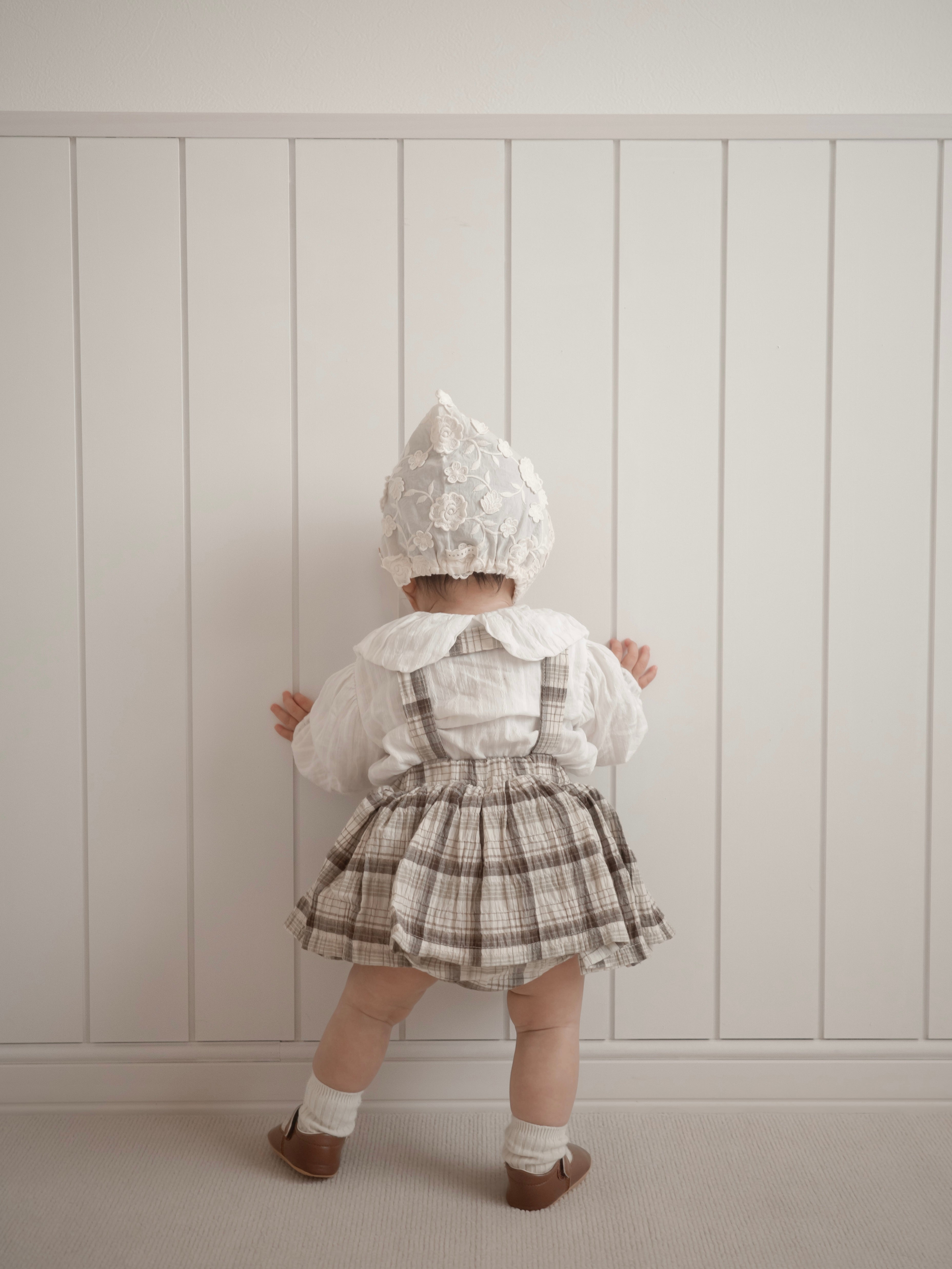 Miserable check bloomer skirt