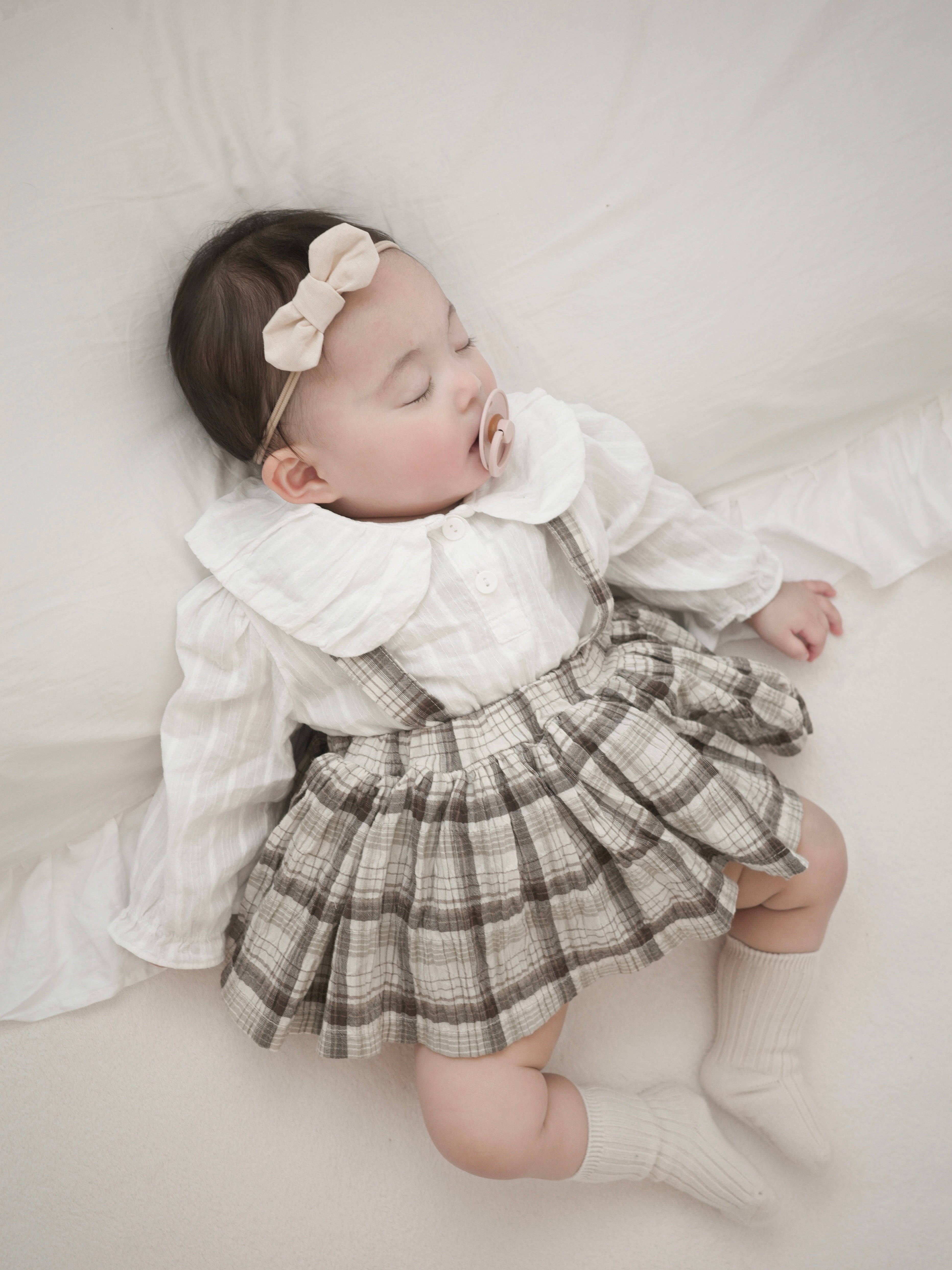 Miserable check bloomer skirt