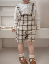 Miserable check suspender pants