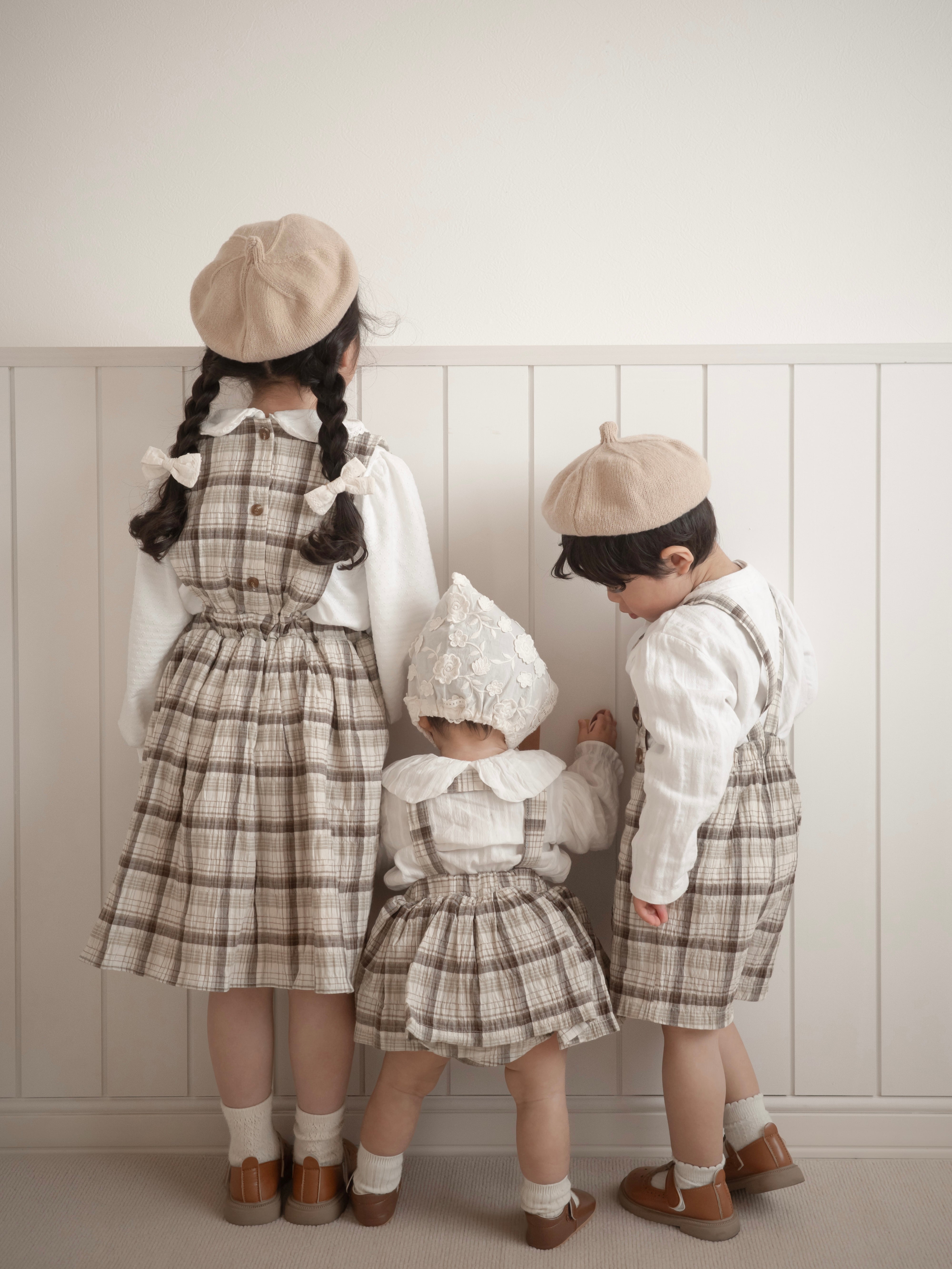 Miserable check bloomer skirt