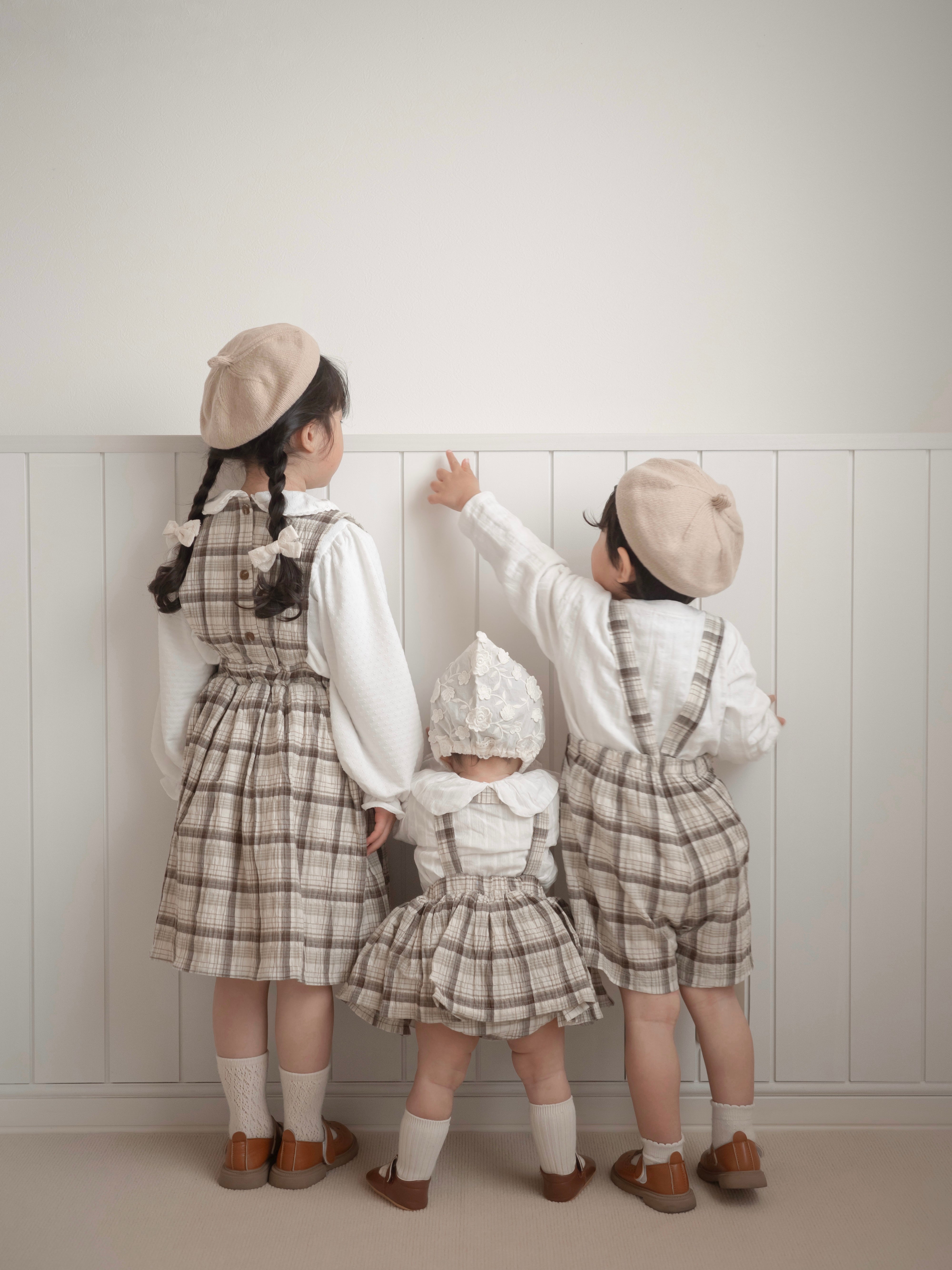 Miserable check one-piece