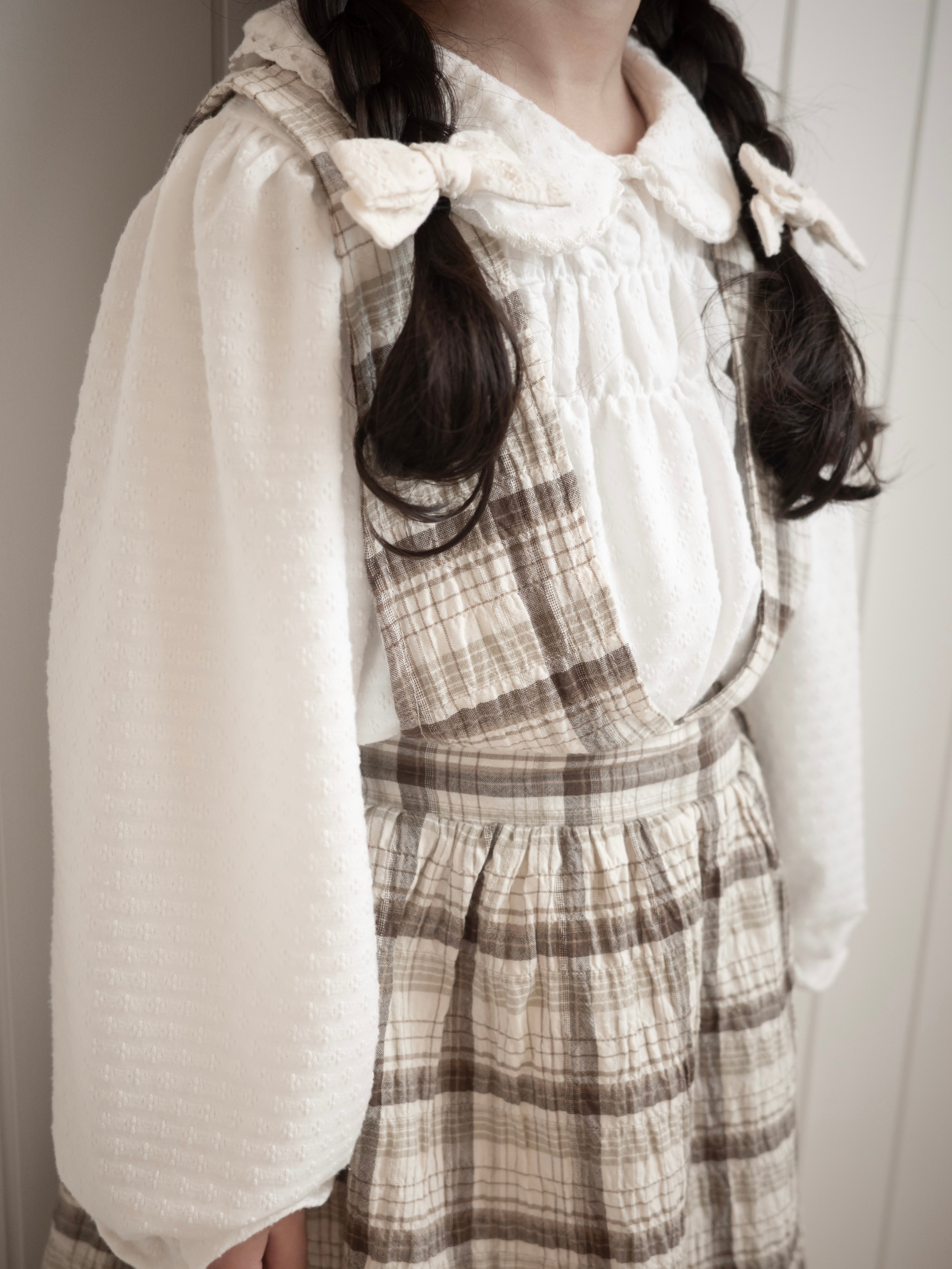 Miserable check one-piece