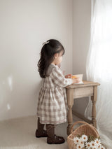 Bonbon check one-piece