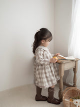 Bonbon check one-piece