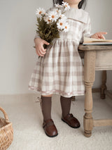 Bonbon check one-piece