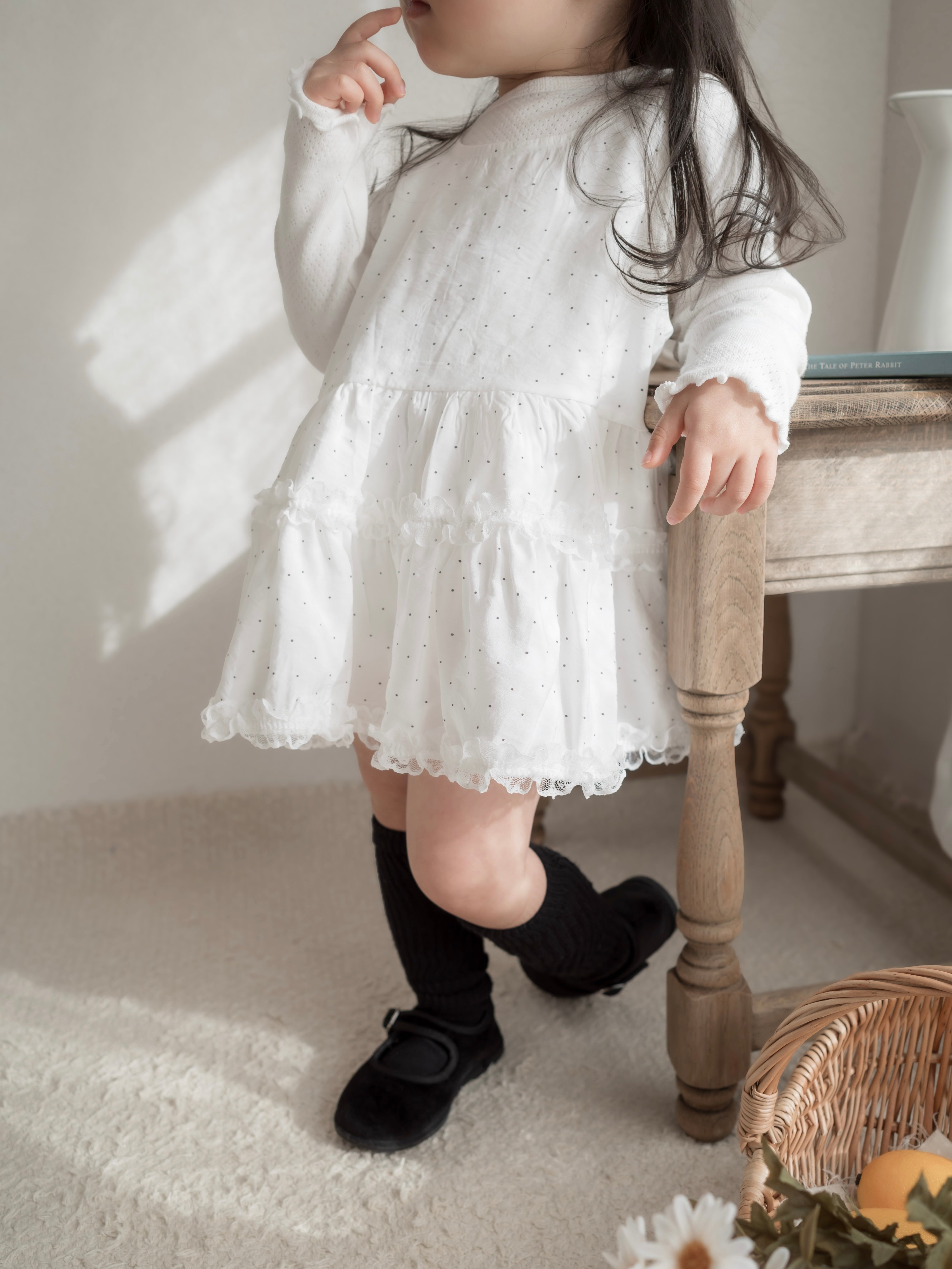 Dot cancan one-piece