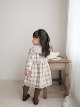 Bonbon check one-piece