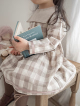 Bonbon check one-piece