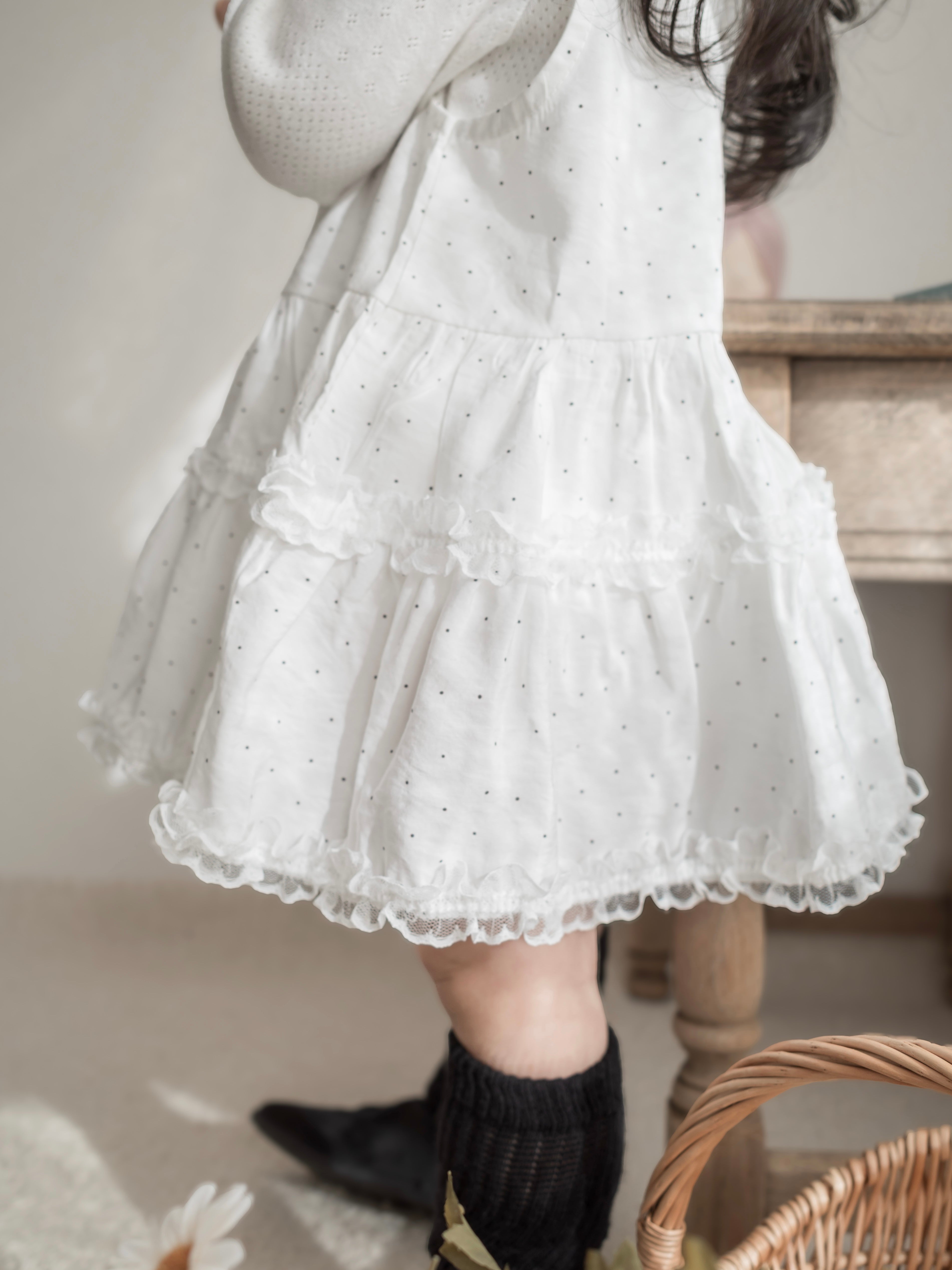Dot cancan one-piece