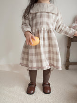 Bonbon check one-piece