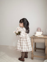 Bonbon check one-piece