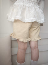 Frill short pants