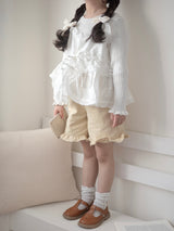 Garden shirring bustier