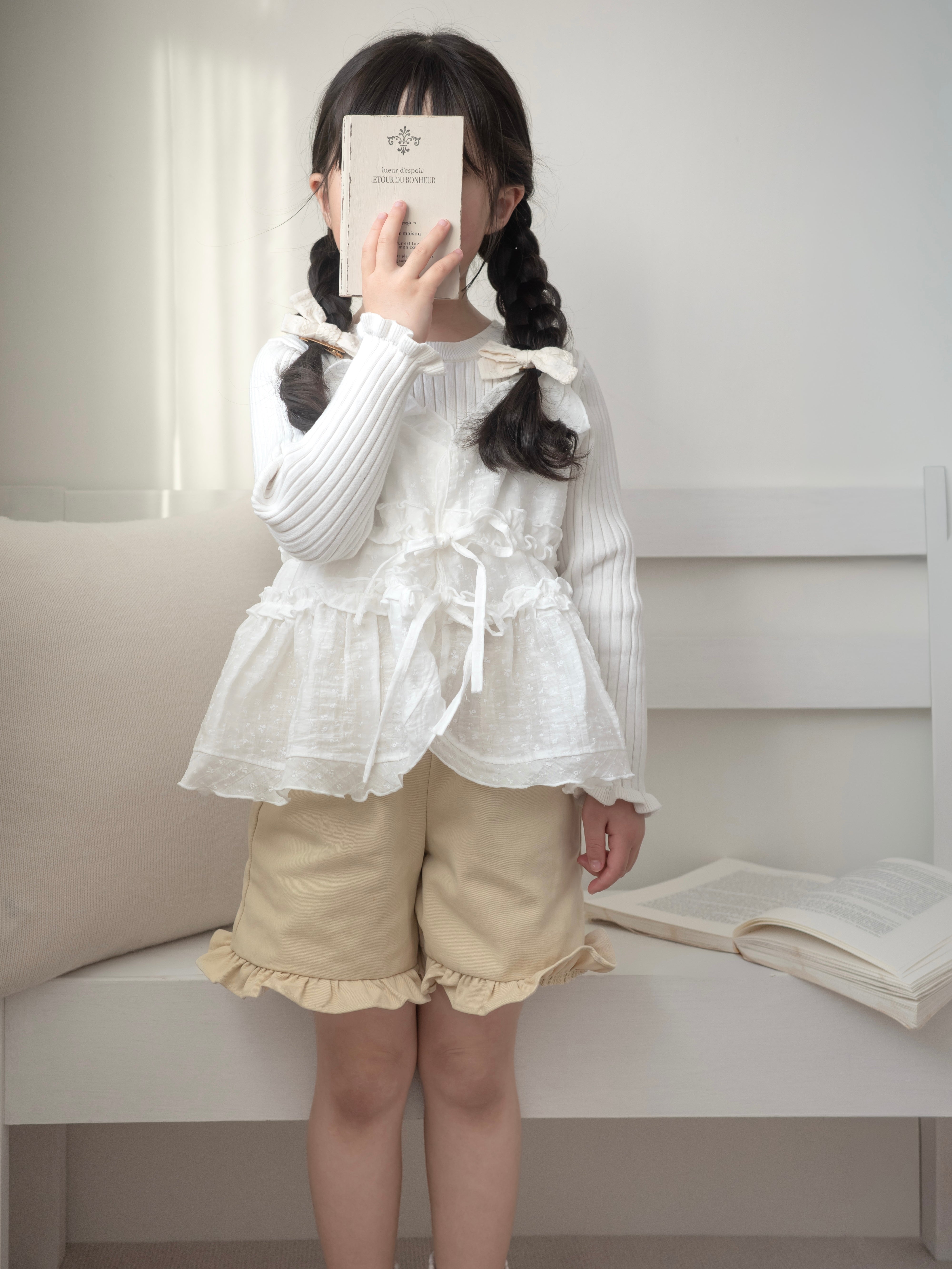 Garden shirring bustier