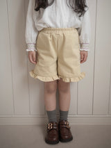 Frill short pants