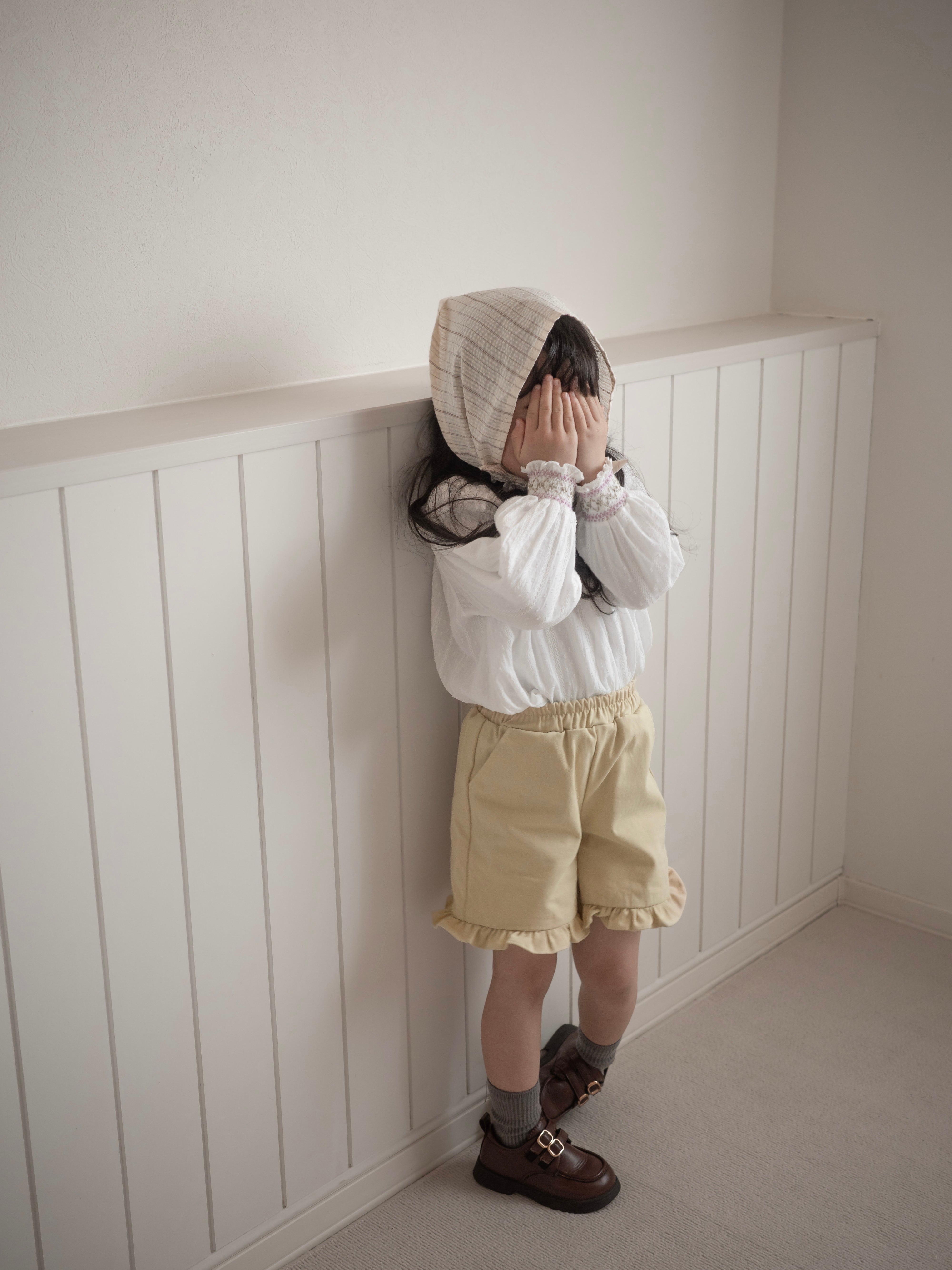 Frill short pants