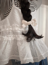 Garden shirring bustier