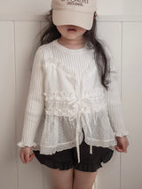 Garden shirring bustier