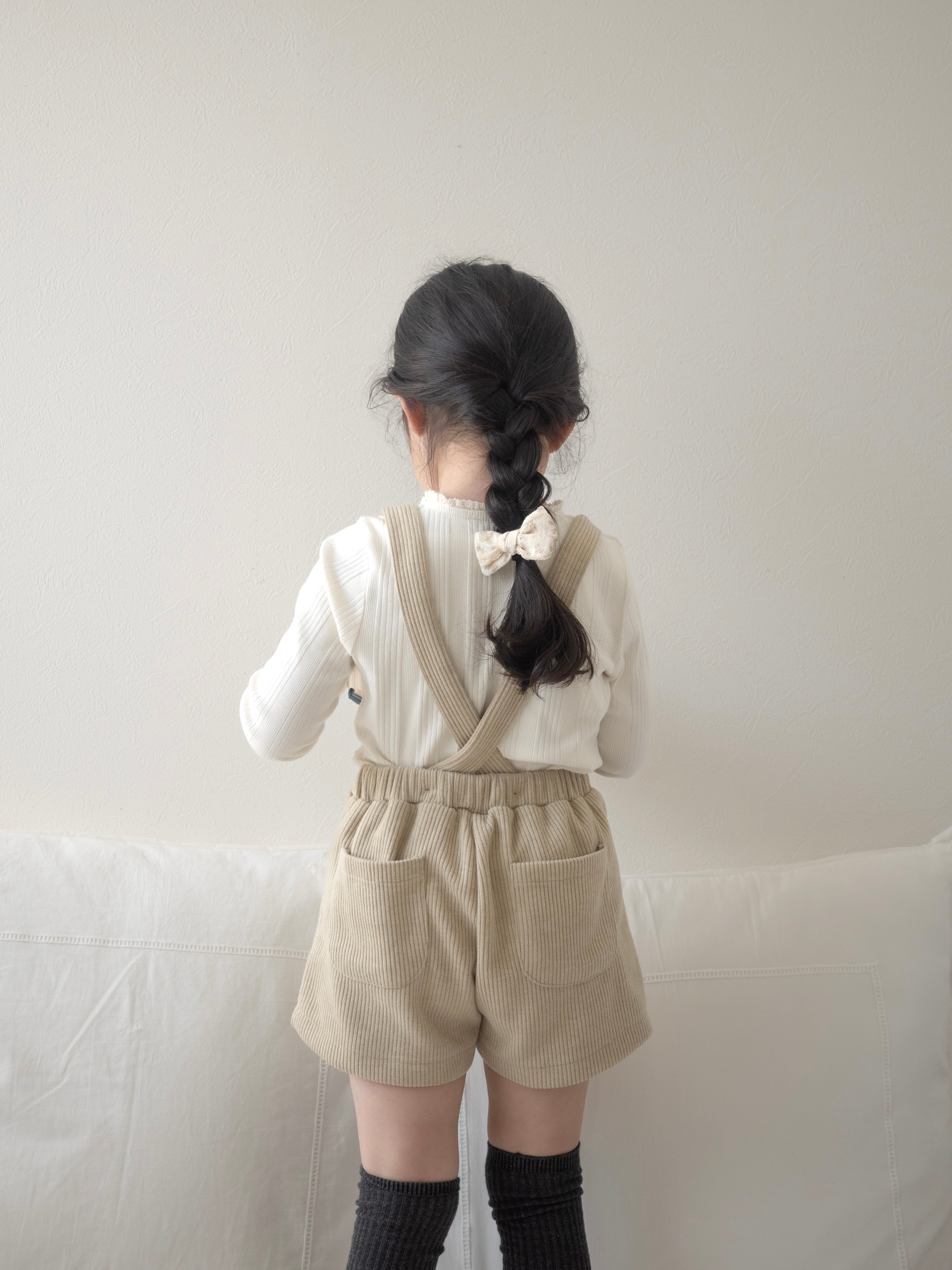Vanilla salopette pants