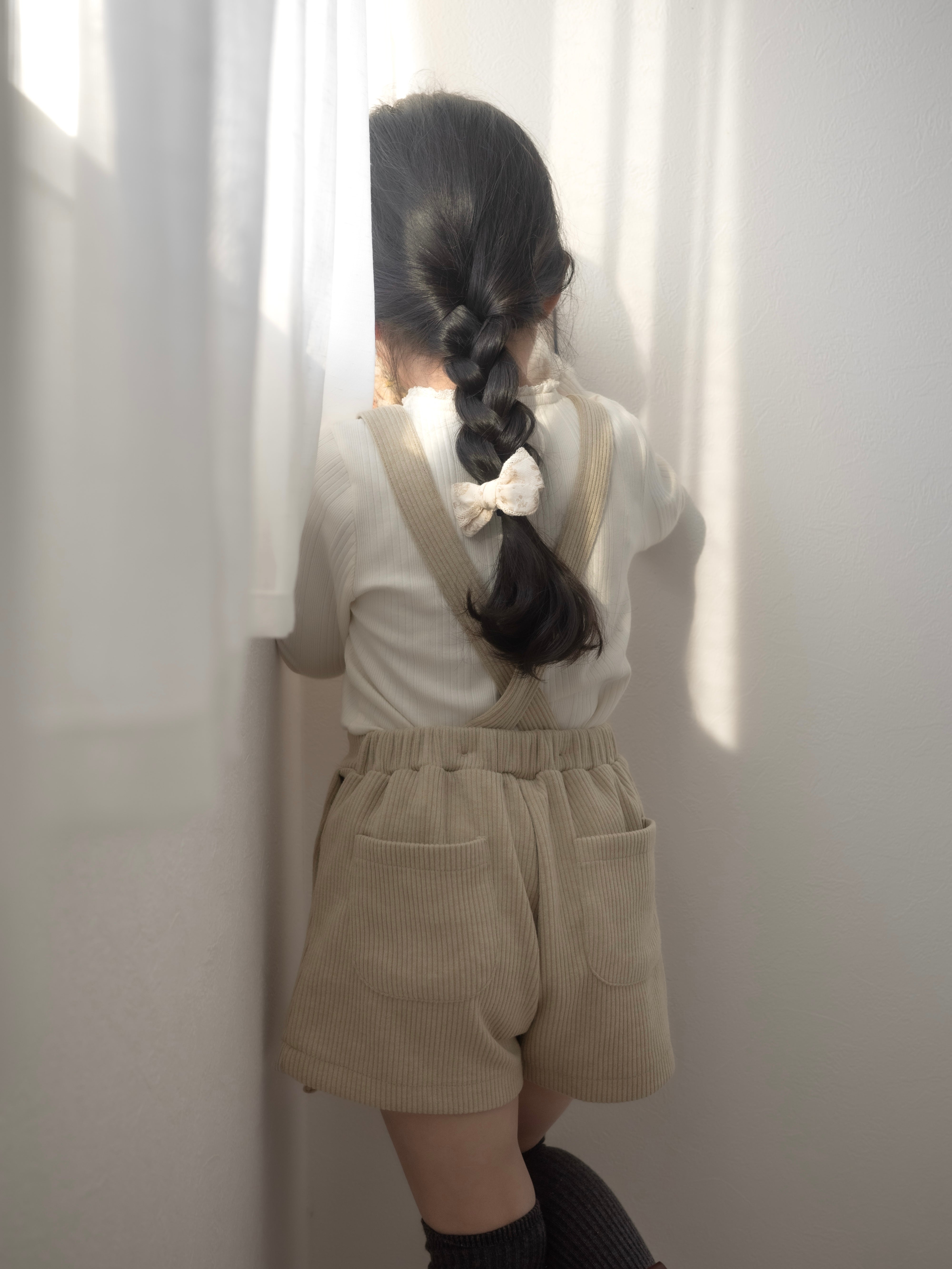 Vanilla salopette pants