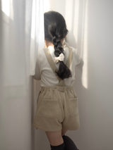 Vanilla salopette pants