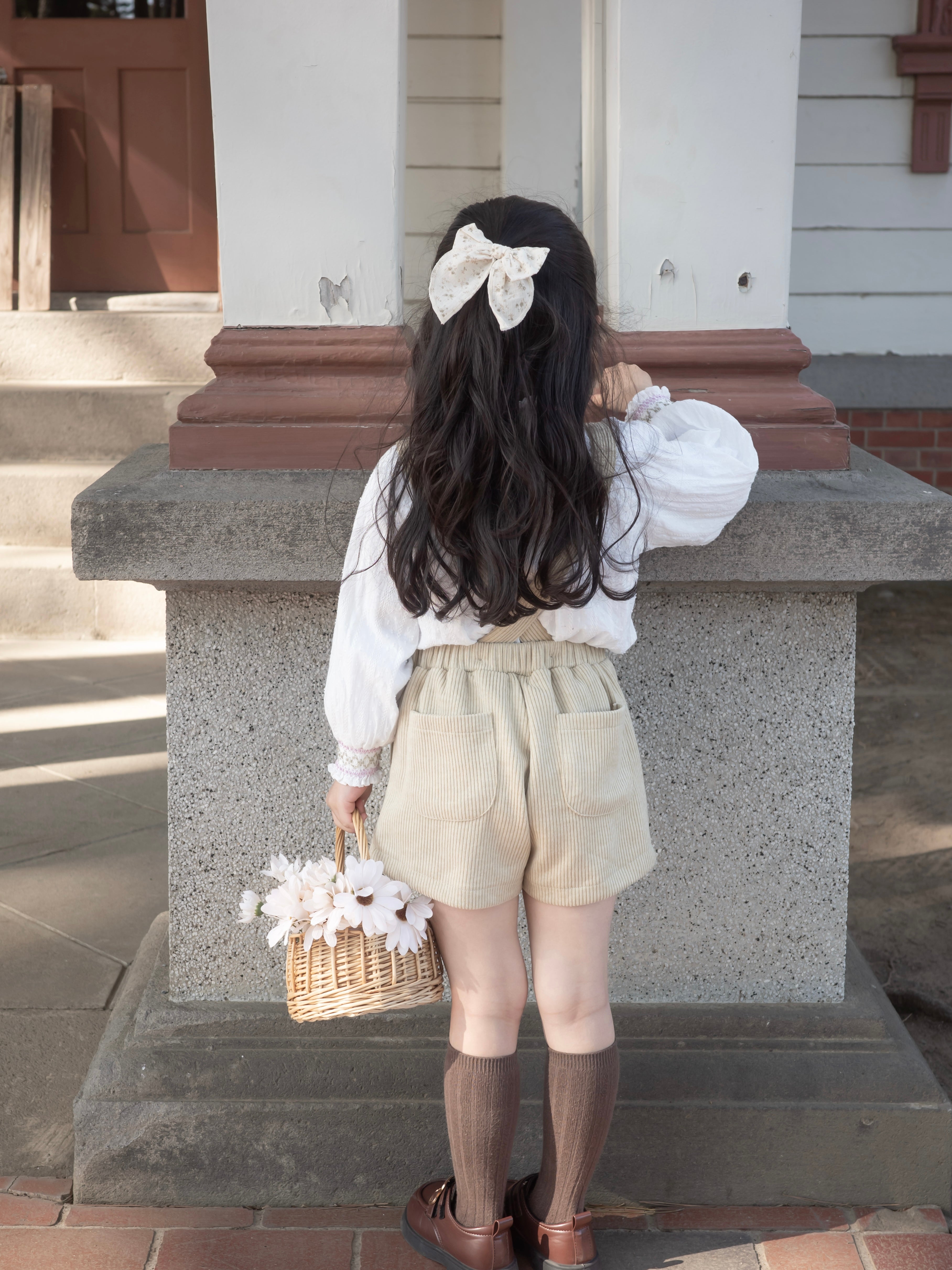 Vanilla salopette pants
